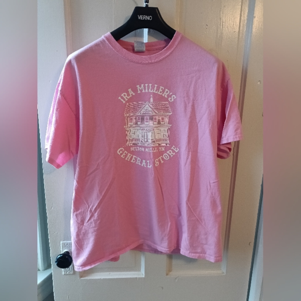 Port and Company Light Pink Graphic Tee